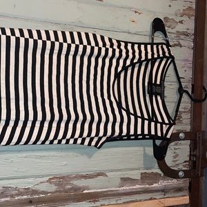 black and white, dress